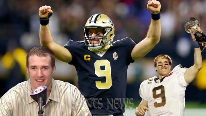 Drew Brees Signing Anniversary